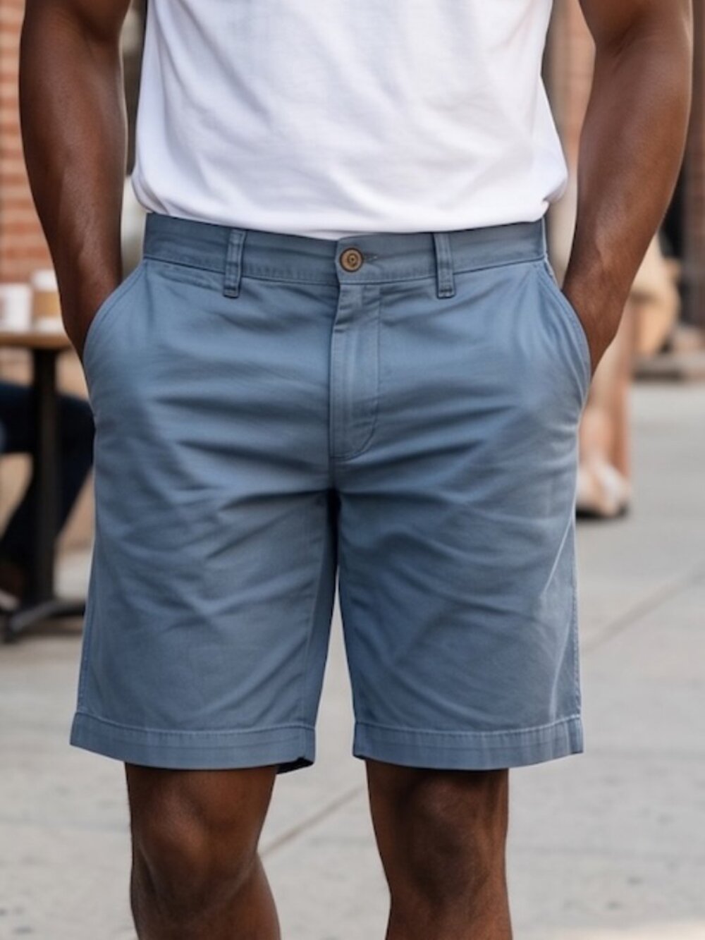 Ralph Lauren Nantucket Twill Light Blue Shorts Relaxed Fit 10" Inseam Size 31
